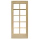 PUERTA PINO 10 VIDRIOS 80X213 CM - Envío Gratuito