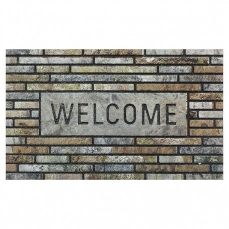 TAPETE WELCOME SLATS 45 X 75 CM BIOTRADE - Envío Gratuito