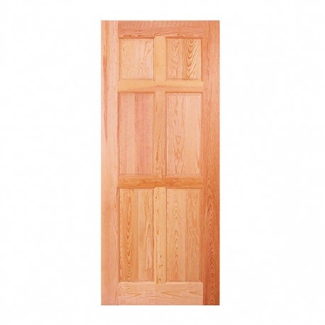 PUERTA INGLESA 6 TABLEROS 90 X 213 CM - Envío Gratuito