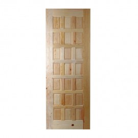 PUERTA PINO 21 TABLEROS 70X213 CM - Envío Gratuito