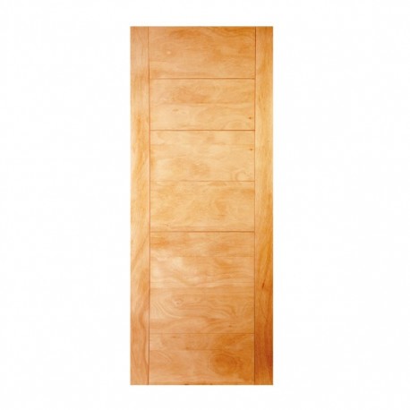 PUERTA SOHO MADERA CEDRILLO 85X213 CM - Envío Gratuito