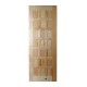 PUERTA PINO RÚSTICO 21 TABLEROS 80X213 CM - Envío Gratuito