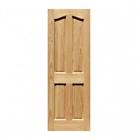 PUERTA ALEMANA 4 TABLEROS 90X213 CM - Envío Gratuito