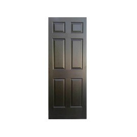 PUERTA TAMBOR 6 PANEL CHOCOLATE 70X213 CM - Envío Gratuito