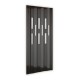 PUERTA VITRAL CHOCOLATE 87X240 - Envío Gratuito