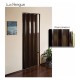 PUERTA PLEGABLE PVC CHOCOLATE 87X240 - Envío Gratuito