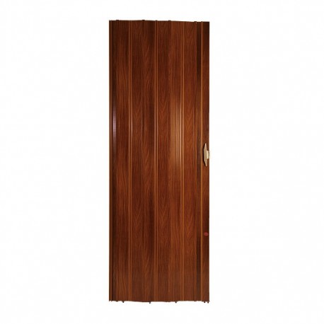 PUERTA PLEGABLE PVC CAOBA 87X240 - Envío Gratuito