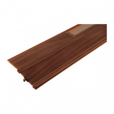 HOJA PVC VITRALUX CAOBA 21X240 - Envío Gratuito