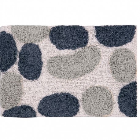 TAPETE ROCAS 40X60 NEGRO/GRIS - Envío Gratuito