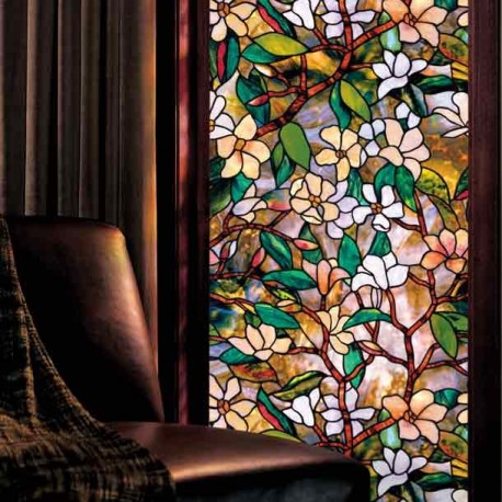 PELÍCULA DECORATIVA- MAGNOLIA 60.9 X 91.4 CM - Envío Gratuito