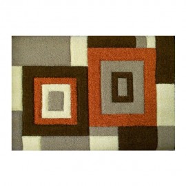 TAPETE SHAGGY DANCE CUADROS 160X230 CM DIB - Envío Gratuito
