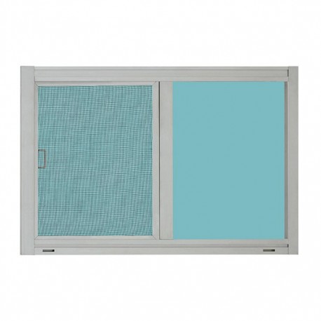 VENTANA ALUMIPRO 60 X 40 CM NATURAL - Envío Gratuito