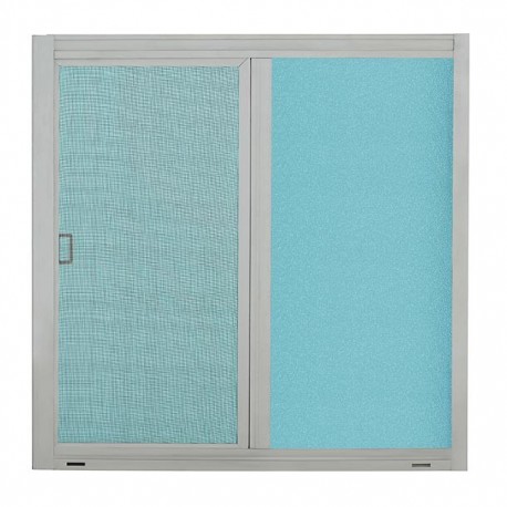 VENTANA ALUMIPRO 60 X 60 CM NATURAL TAPIZ - Envío Gratuito