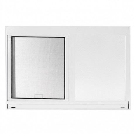 VENTANA ALUMIVENT 60 X 40 BLANCO TAPIZ - Envío Gratuito