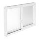 VENTANA ALUMIVENT 60 X 40 BLANCO TAPIZ - Envío Gratuito