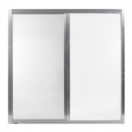 VENTANA ALUMIPRO 90 X 90 CM NATURAL - Envío Gratuito