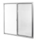 VENTANA ALUMIPRO 90 X 90 CM NATURAL - Envío Gratuito