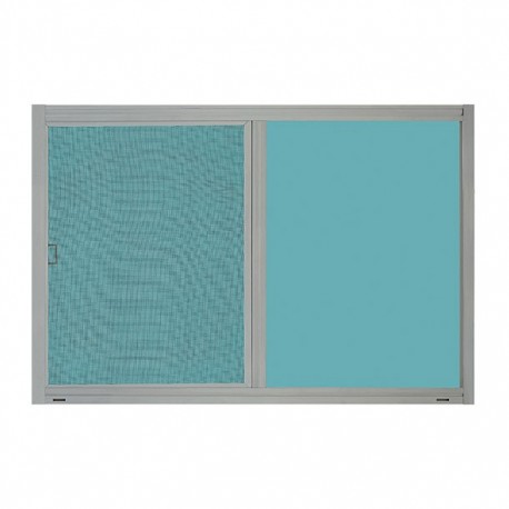 VENTANA ALUMIPRO 90 X 60 CM NATURAL - Envío Gratuito