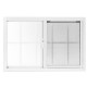 VENTANA ALUMIPRO 60 X 40 PROTECTOR - Envío Gratuito