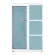 VENTANA ALUMIVENT 60 X 90 BLANCO CUADROS - Envío Gratuito