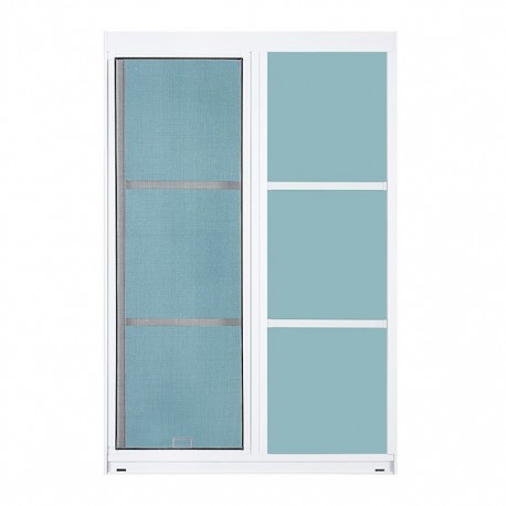 VENTANA ALUMIVENT 60 X 90 BLANCO CUADROS - Envío Gratuito