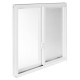 VENTANA ALUMIVENT 60 X 60 BLANCO TAPIZ - Envío Gratuito