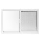 VENTANA ALUMIPRO 60X40 CM TAPÍZ BLANCO - Envío Gratuito
