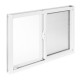 VENTANA ALUMIPRO 60X40 CM TAPÍZ BLANCO - Envío Gratuito