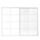 VENTANA ALUMIVENT 150 X 120 BLANCO CUADROS - Envío Gratuito