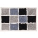 TAPETE MOSAICO 40X60 NEGRO/GRIS - Envío Gratuito