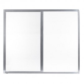 VENTANA ALUMIPRO 120 X 100 CM NATURAL - Envío Gratuito
