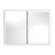 VENTANA ALUMIPRO 90 X 90 CM BLANCO - Envío Gratuito