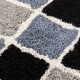 TAPETE MOSAICO 40X60 NEGRO/GRIS - Envío Gratuito
