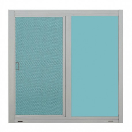 VENTANA ALUMIPRO 60 X 60 CM NATURAL - Envío Gratuito
