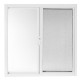 VENTANA BASICA 60 X 60 CM BLANCO TAPIZ - Envío Gratuito