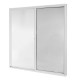 VENTANA ALUMIPRO 100X100 CM TAPiZ BLANCO - Envío Gratuito
