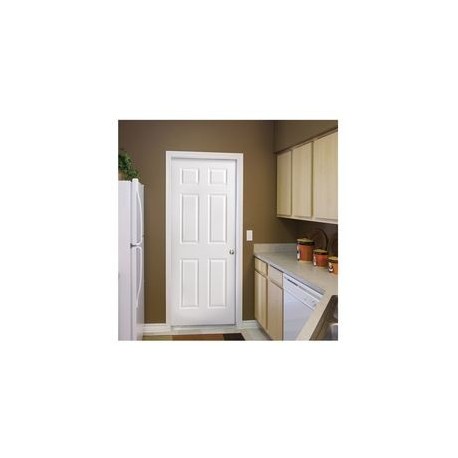 PUERTA TAMBOR ALPINA 6P BLANCA 80X213 - Envío Gratuito