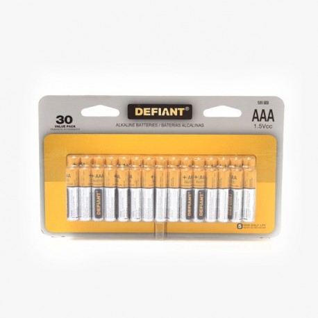30 BATERÍAS ALCALINAS AAA - Envío Gratuito