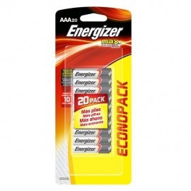 PAQUETE 20 PILAS ENERGIZER MAX AAA - Envío Gratuito