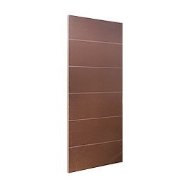 PUERTA LUCERO CHOCOLATE SEMI SÓLIDA 70 X 213 CM - Envío Gratuito