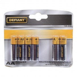 BATERIAS ALCALINAS AA 6 PIEZAS - Envío Gratuito