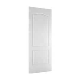 PUERTA TAMBOR CALIF 2 PANELES BLANCO 90X213 CM - Envío Gratuito
