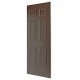 PUERTA TAMBOR CALIF 6 PANELES CHOCOLATE 90 X 213 CM - Envío Gratuito