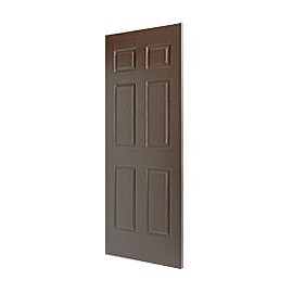 PUERTA TAMBOR CALIF 6 PANELES CHOCOLATE 90 X 213 CM - Envío Gratuito