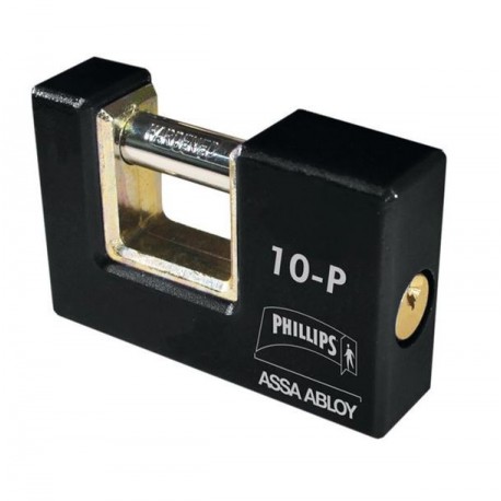 CANDADO NEGRO 75MM LLAVE TRADICIONAL PHILLIPS - Envío Gratuito