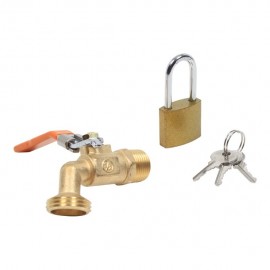 LLAVE MANGUERA 1/2" CON CANDADO - Envío Gratuito