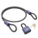 CABLE FLEXIBLE CON CANDADO 4"X3/8 - Envío Gratuito