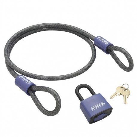 CABLE FLEXIBLE CON CANDADO 4"X3/8 - Envío Gratuito