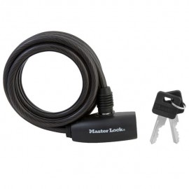 CABLE CON LLAVE 1.8MX8MM MASTER LOCK - Envío Gratuito