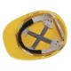 CASCO DE PROTECCIÓN AMARILLO CABEL - Envío Gratuito